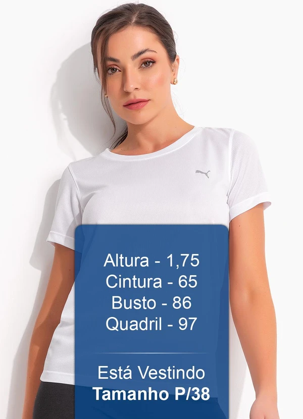 Puma - Camiseta M/C Performance Tee W Branco 6