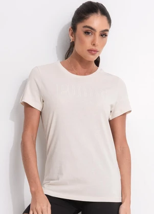 Puma - Camiseta M/C Sport Graphic Tee Bege - PUMA