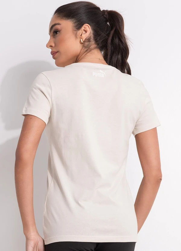 Puma - Camiseta M/C Sport Graphic Tee Bege 2