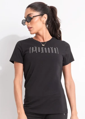 Puma - Camiseta M/C Sport Graphic Tee Preto - PUMA