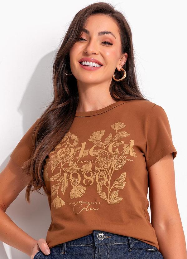 Colcci - Camiseta Marrom