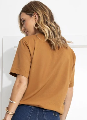 Colcci - Camiseta Marrom - COLCCI