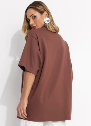 Colcci - Camiseta Marrom - COLCCI