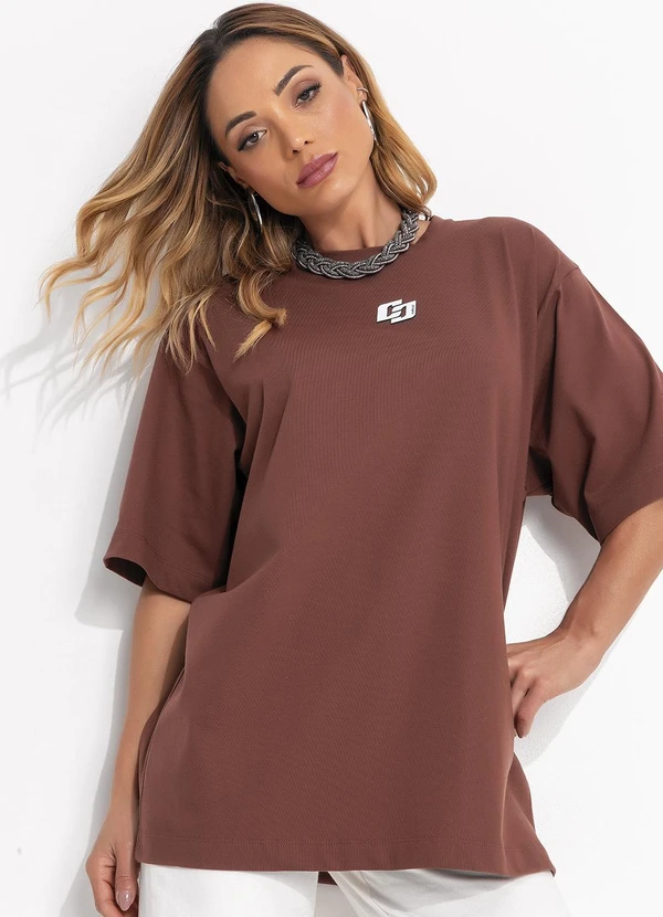 Colcci - Camiseta Marrom 4