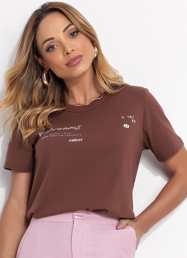 Colcci - Camiseta Marrom