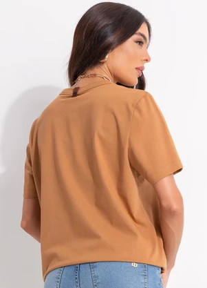 Colcci - Camiseta Marrom - COLCCI