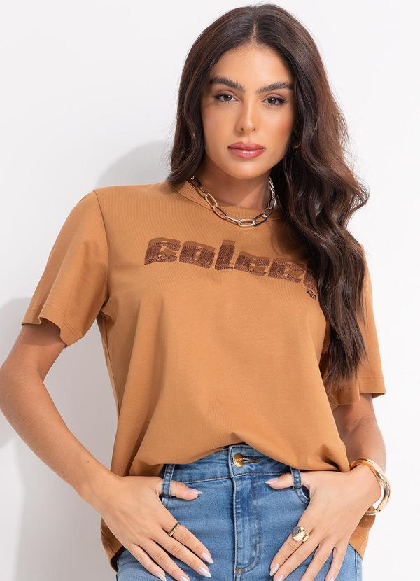 Colcci - Camiseta Marrom