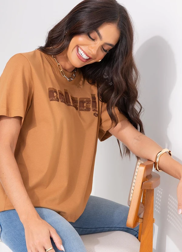 Colcci - Camiseta Marrom 4