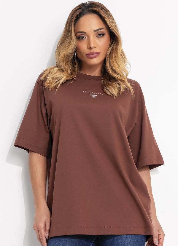 Colcci - Camiseta Marrom