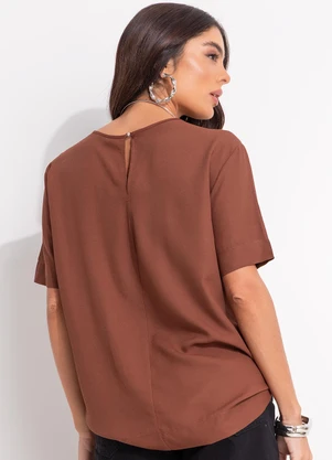 Colcci - Camiseta Marrom - COLCCI