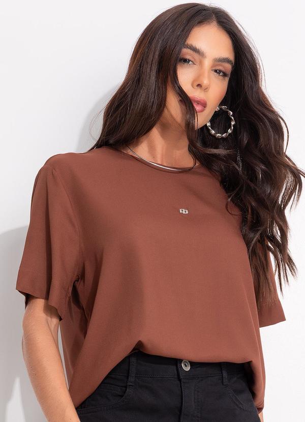 Colcci - Camiseta Marrom