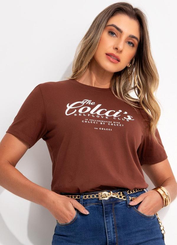 Colcci - Camiseta Marrom