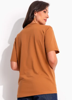 Colcci - Camiseta Marrom - COLCCI