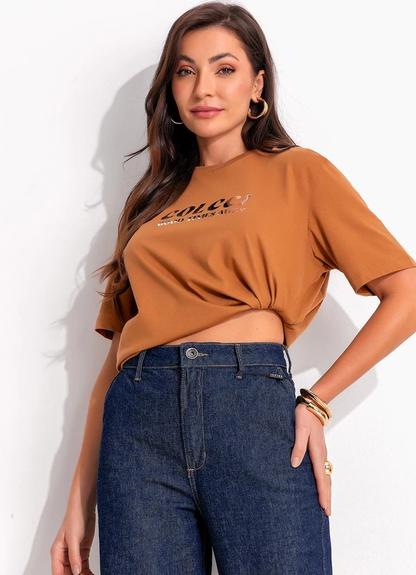 Colcci - Camiseta Marrom 4