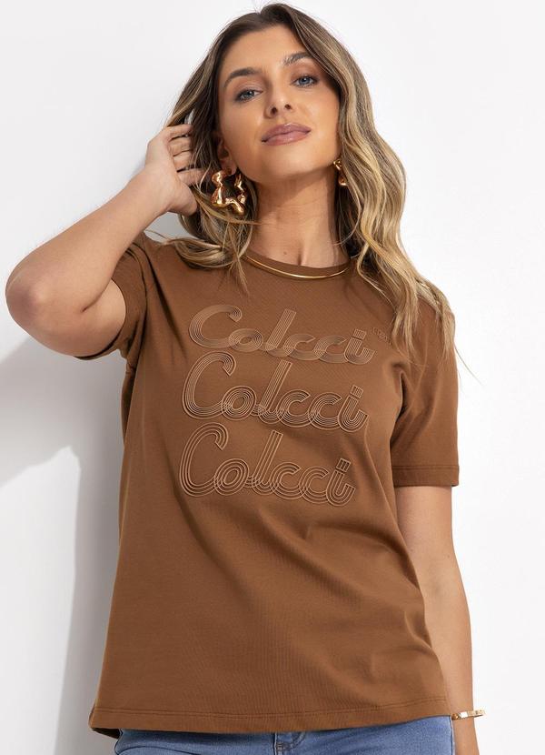 Colcci - Camiseta Marrom