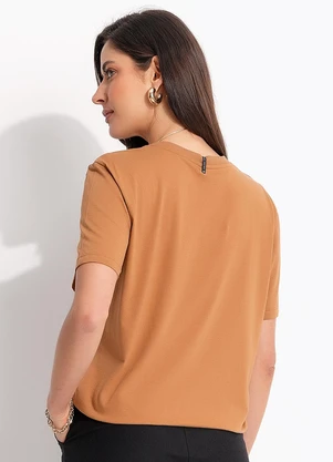 Colcci Jeans - Camiseta Marrom - COLCCI JEANS