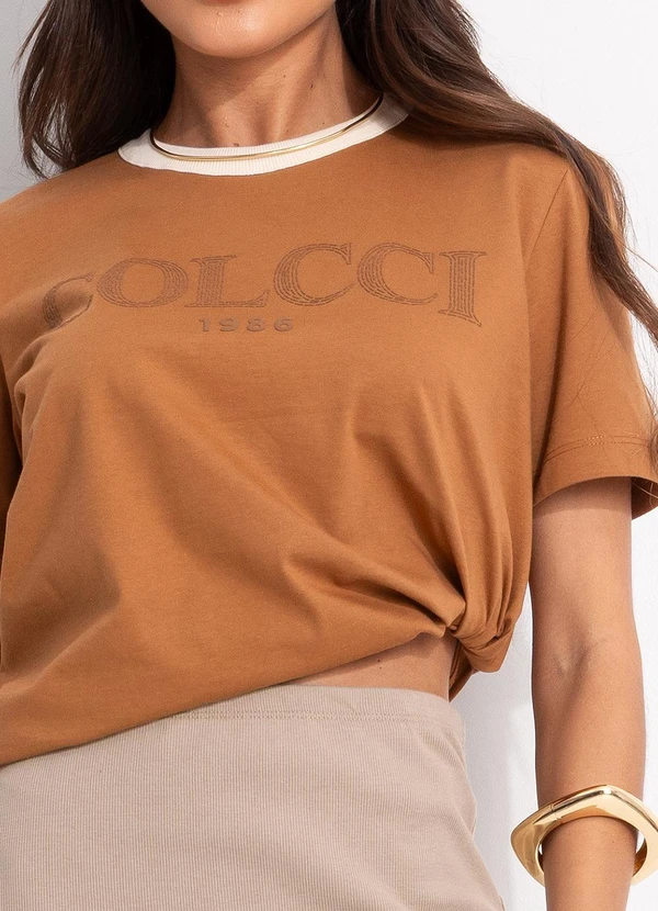 Colcci - Camiseta Marrom 6