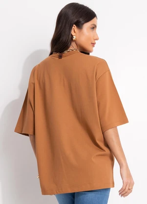 Colcci - Camiseta Marrom - COLCCI