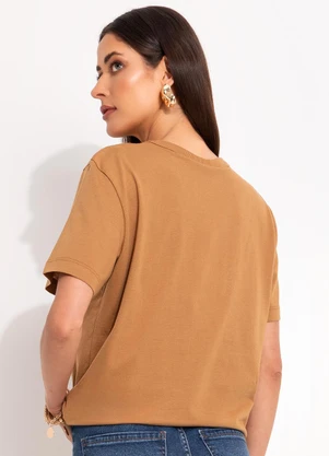 Colcci - Camiseta Marrom - COLCCI