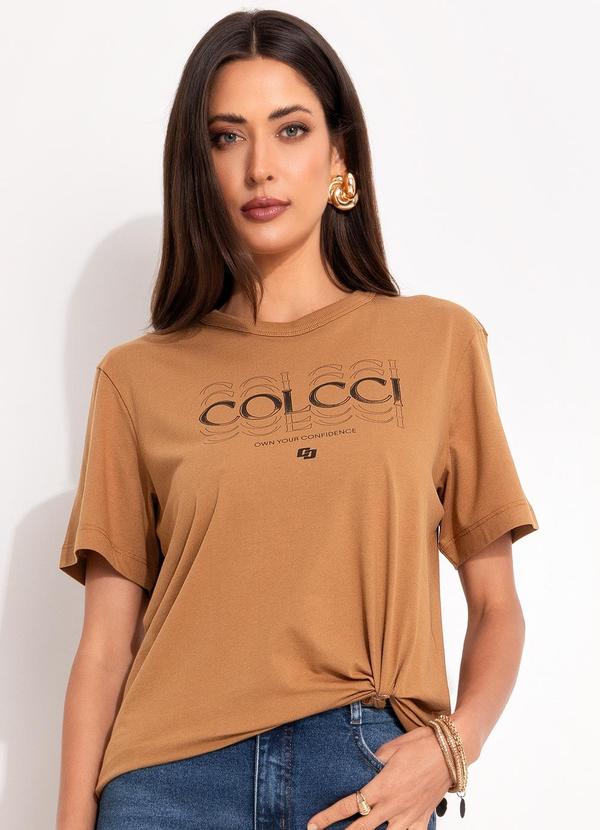 Colcci - Camiseta Marrom