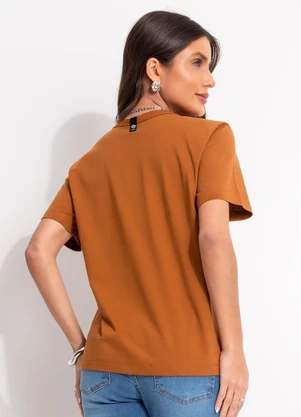 Colcci - Camiseta Marrom - COLCCI