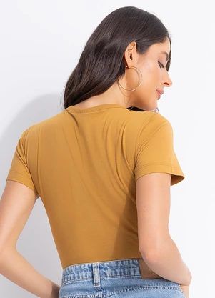 Colcci - Camiseta Marrom - COLCCI