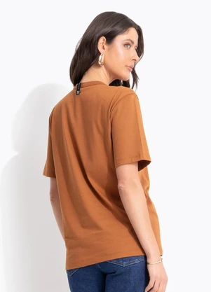 Colcci - Camiseta Marrom - COLCCI