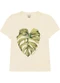 Malwee - Camiseta Calatheas em Malha Marrom Claro - variação: Off White