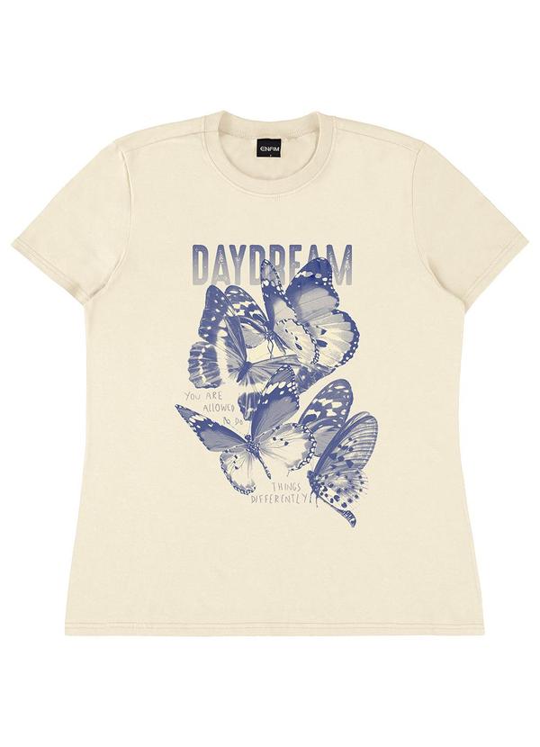 Enfim - Camiseta Off White Feminina Slim Daydream 3