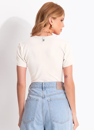 Colcci - Camiseta Off White - COLCCI