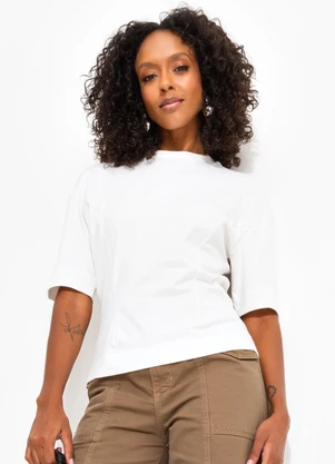 Colcci - Camiseta Off White - COLCCI