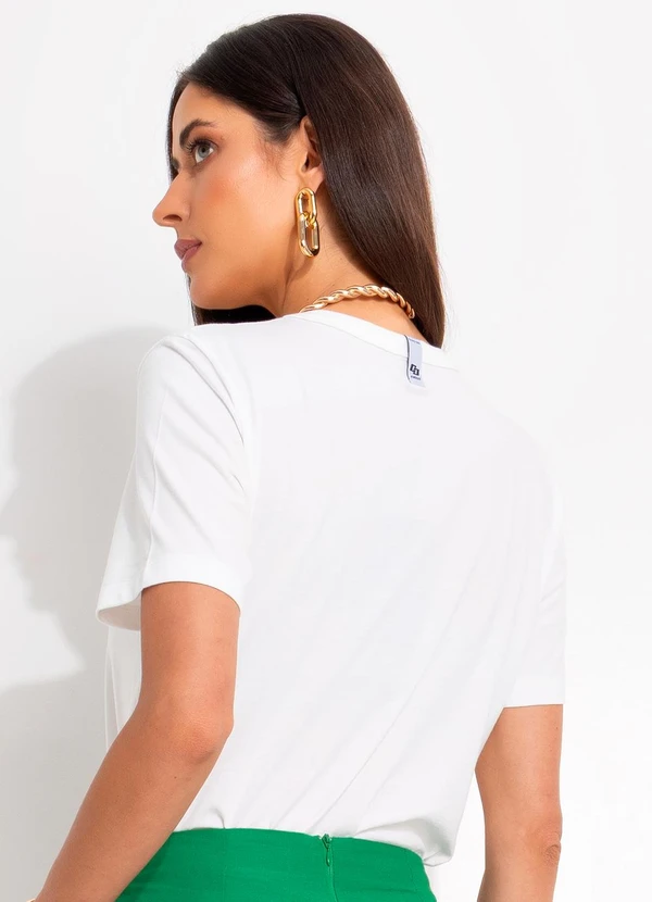 Colcci - Camiseta Off White 2