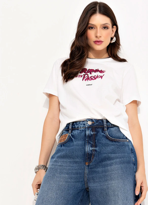 Colcci - Camiseta Off White 6