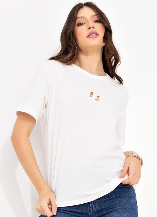 Colcci - Camiseta Off White