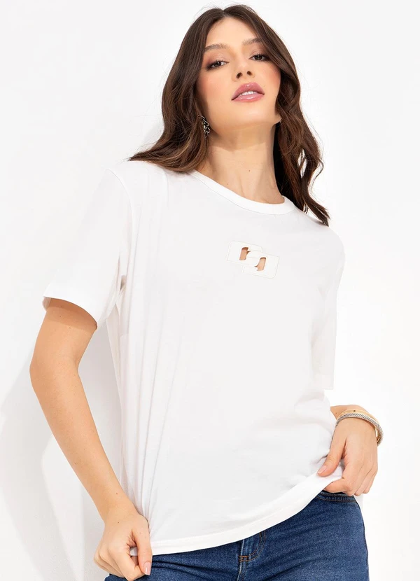 Colcci - Camiseta Off White 1