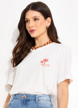 Colcci - Camiseta Off White - COLCCI
