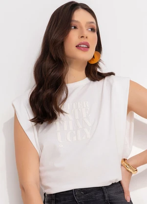 Colcci - Camiseta Off White - COLCCI