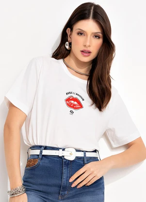 Colcci - Camiseta Off White - COLCCI