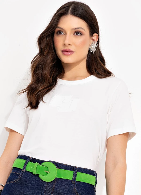 Colcci - Camiseta Off White