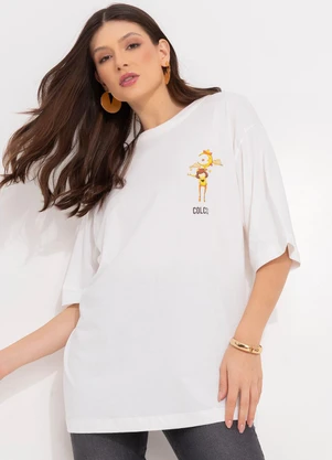 Colcci - Camiseta Off White - COLCCI