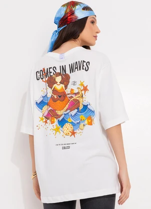 Colcci - Camiseta Off White - COLCCI