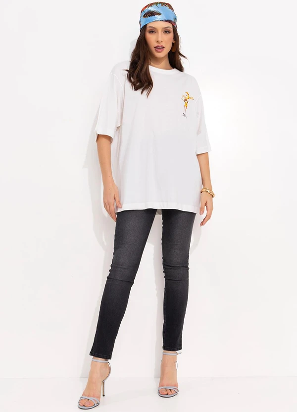 Colcci - Camiseta Off White 3