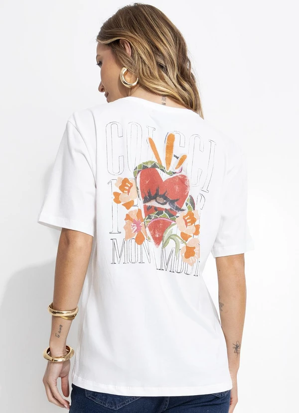 Colcci - Camiseta Off White 2