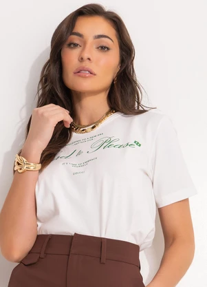 Colcci - Camiseta Off White - COLCCI