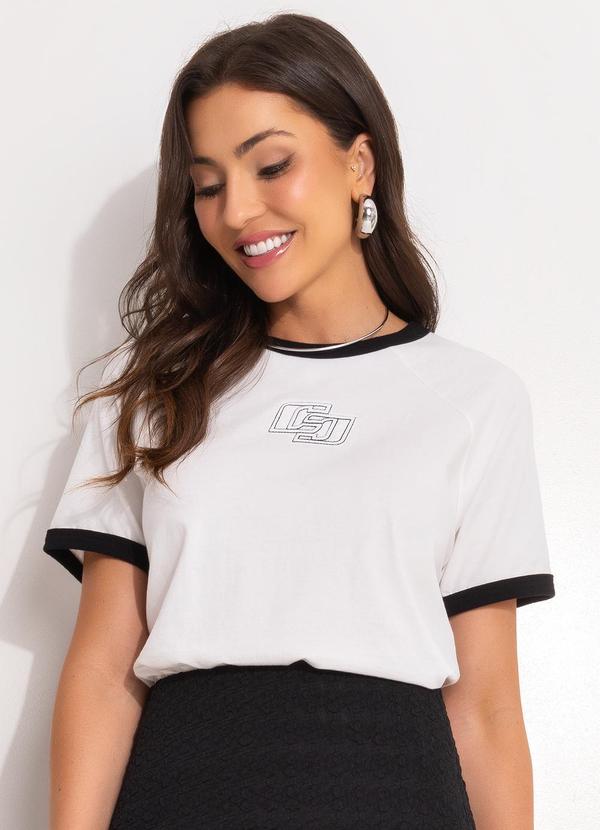 Colcci - Camiseta Off White