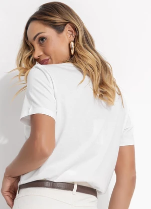 Colcci - Camiseta Off White - COLCCI