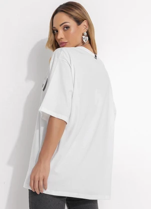 Colcci - Camiseta Off White - COLCCI