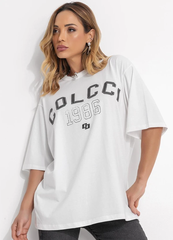 Colcci - Camiseta Off White