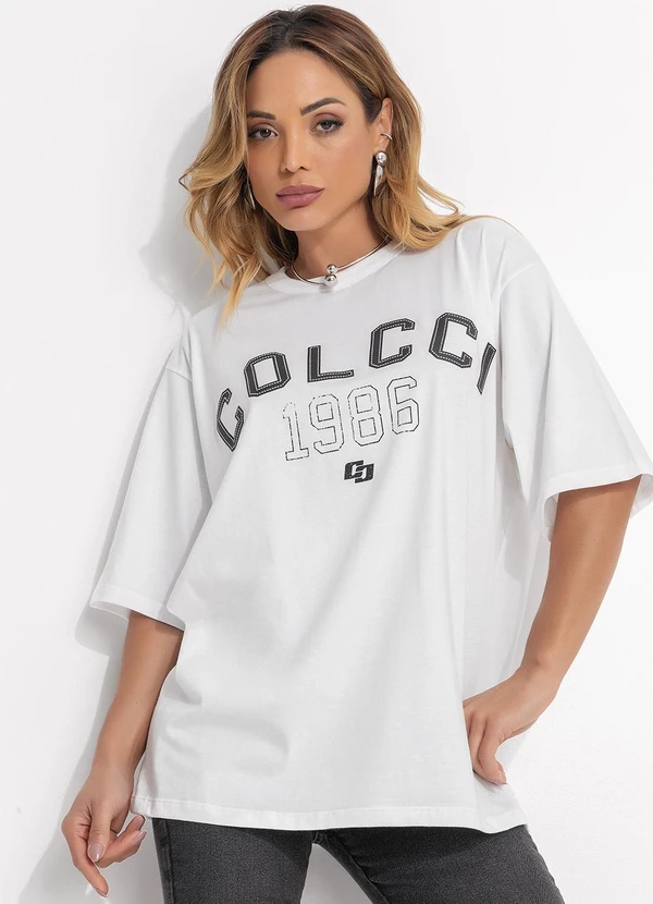 Colcci - Camiseta Off White 3