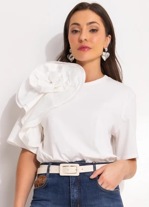 Colcci - Camiseta Off White - COLCCI